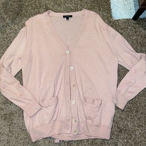 Pastel Pink J. Crew Cardigan